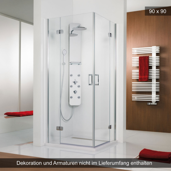 HSK Premium Softcube Eckeinstieg 4-teilig 90x90cm