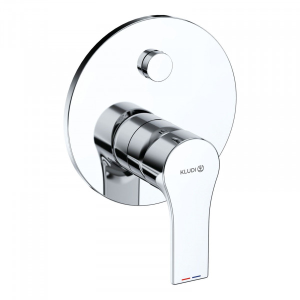 Kludi ZENTA SL Wannenfüll- und Brause-Einhandmischer Push-Set chrom 487590565