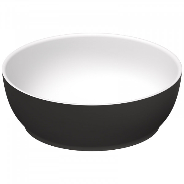 Duravit Sivida Aufsatzwaschbecken 300 mm innen Weiß, außen Dunkegrau 266002FI00