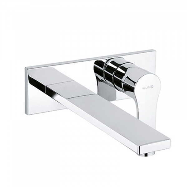 Kludi ZENTA SL Einhandmischer für Waschtisch mit 2-Loch Ausladung 230 mm chrom