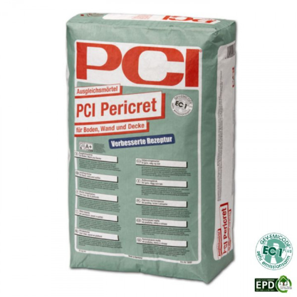 PCI Pericret 25kg Sack 3680/8 Ausgleichsmörtel für Boden, Wand und Decke
