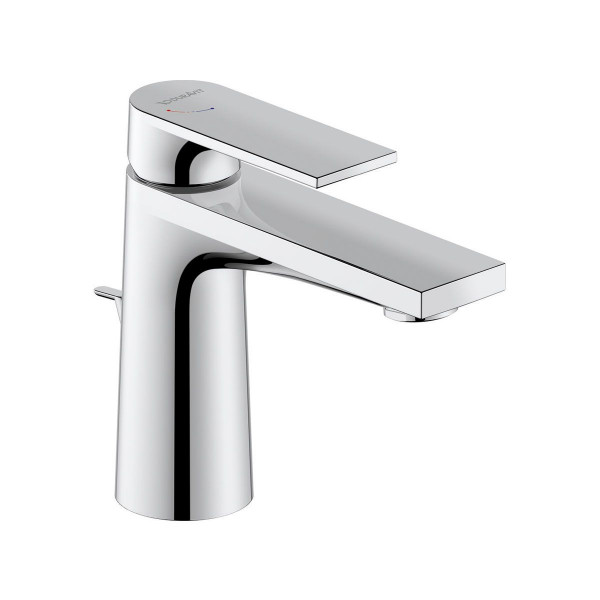 Duravit Tulum EH-Waschtischmischer Größe S chrom mit Ablaufgarnitur FreshStart TU1011001010