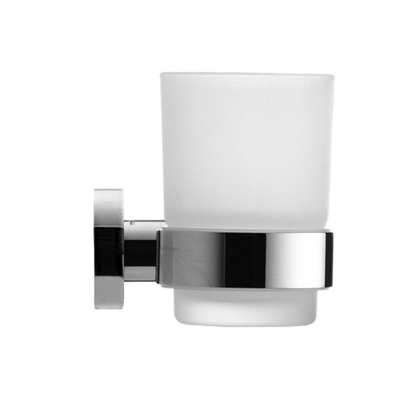 Duravit D-Code Glashalter links Chrom inkl. Glas 0099191000 Zahnbürstenhalter