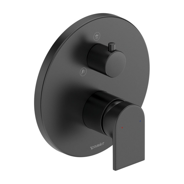 Duravit Tulum Einhebel-Brausemischer Unterputz Schwarz Matt TU4210012046