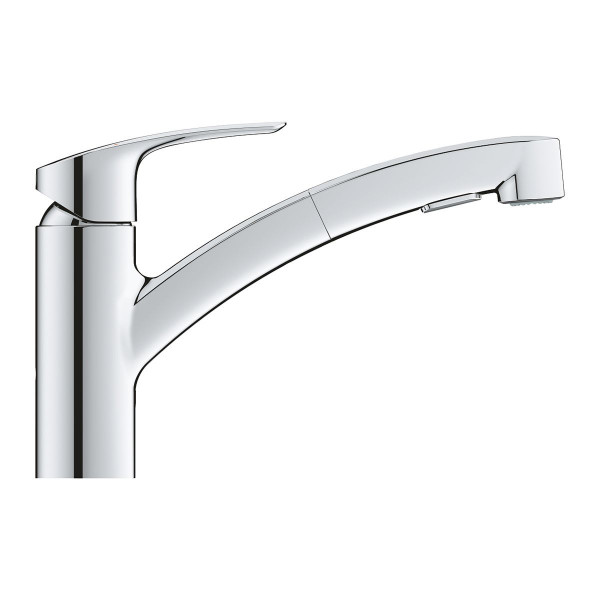 Grohe Eurosmart Einhand Küchenarmatur mit herausziehbare Spülbrause in chrom 30305001