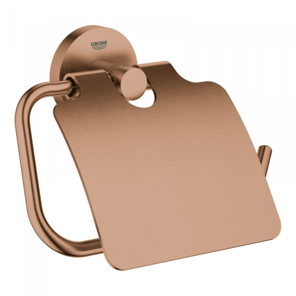 Grohe Essentials WC-Papierhalter mit Deckel Bronze 40367DL1