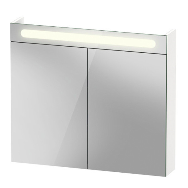 Duravit No.1 Spiegelschrank mit Beleuchtung 700x800x148 mm weiß matt