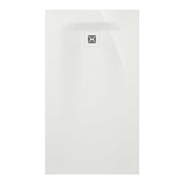 Duravit Sustano zuschneidbare Duschwanne 140 x 80 cm Weiß Glänzend DuraSolid Mineralguss