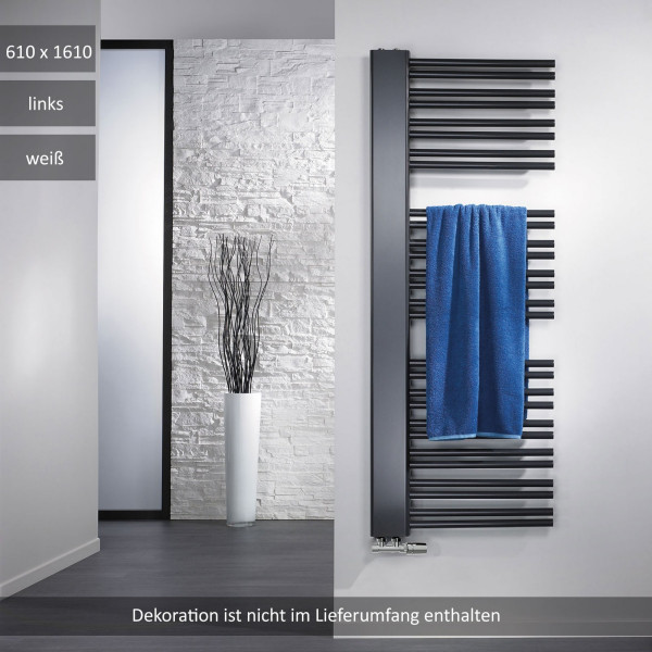 HSK Softcube Plus Designheizkörper 610x1610mm links weiß
