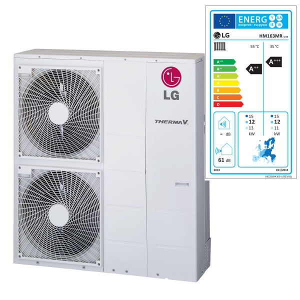LG Therma V Monobloc S Wärmepumpe R32 16,0 kW HM163MR U34