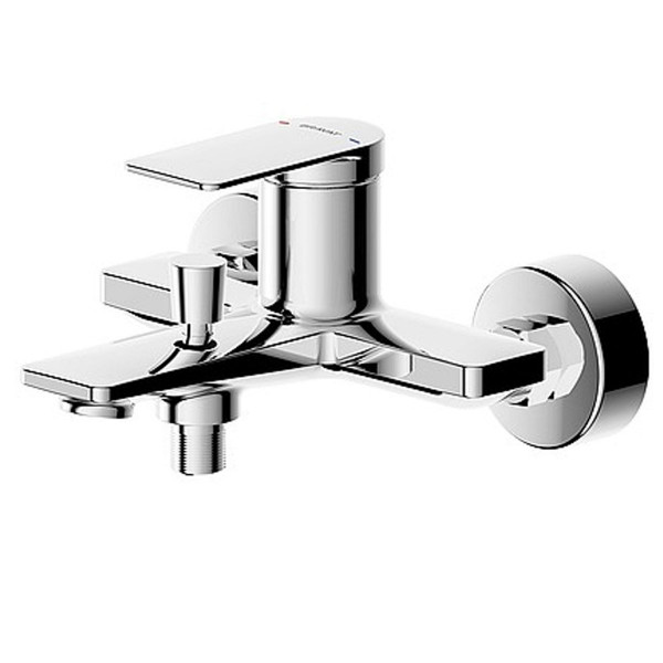 Bravat Milano Wannenfüll- u. Brausearmatur 3554032 Chrom Einhebel-Mischbatterie Badewannenarmatur