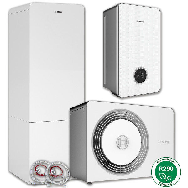 Bosch Compress 5800iAW 7739623439 Luftwärmepumpen-Paket 12kW BOPA CS799 inkl. 300L Speicher