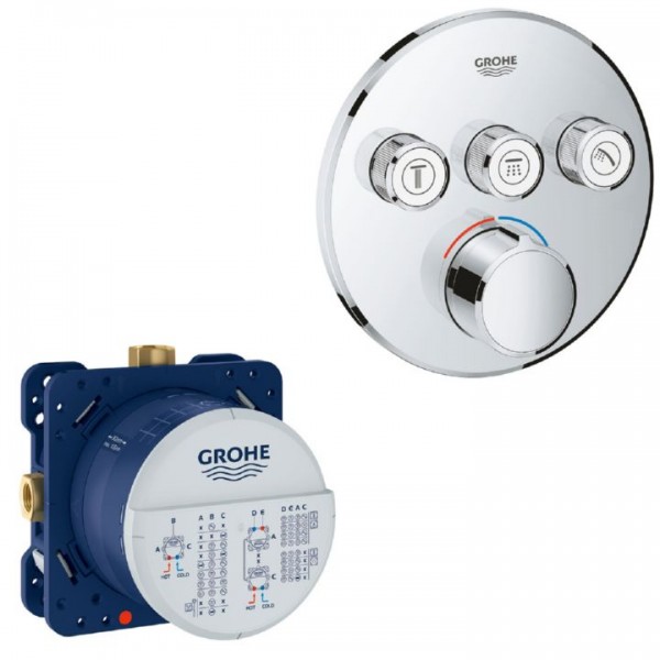 Grohe Smartcontrol Unterputzmischer 29146000 rund inkl. Rapido Smartbox 35600000