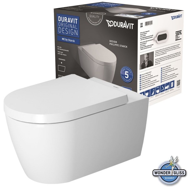 Duravit DuraStyle Wandtiefspül-WC Set spülrandlos 45510900A11 | Heizman24 -  Handel für Haus- und Gebäudetechnik