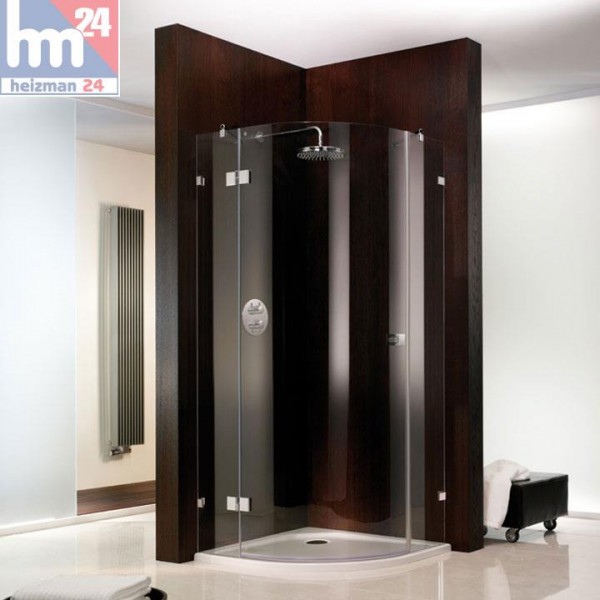 HSK Atelier Runddusche 3-teilig chromoptik Radius = 550