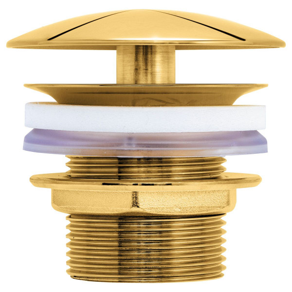 Duravit Schaftventil Permanentablauf Gold poliert Ø 72 mm 0050243400