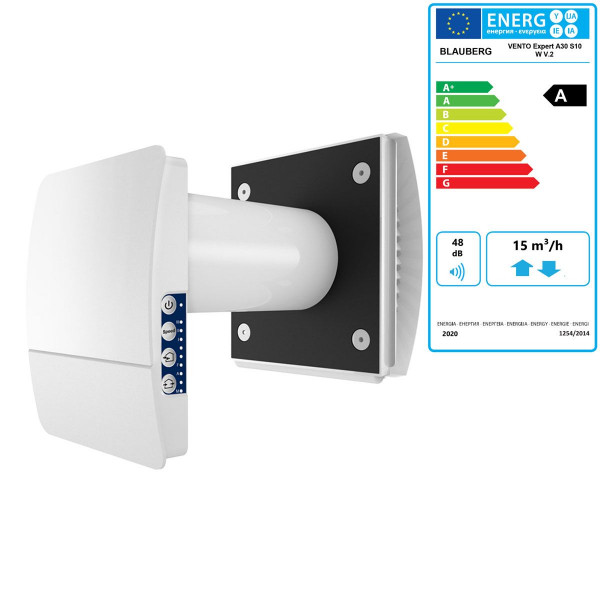 Blauberg Vento Expert A30 S 10 W V.2 Lüftungsanlage WLAN Wärmerückgewinnung 8061417