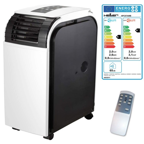 Heller HPC07AMB Raumklimagerät 2,0 kW mobile Klimaanlage Klimagerät 7700017