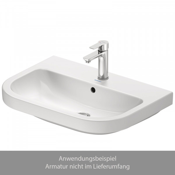 Duravit D-Code Waschtisch Weiß 650 mm 2398650000