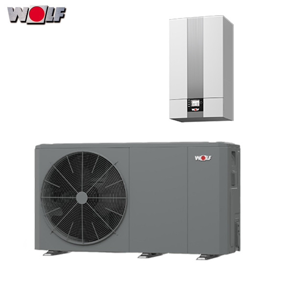 Wolf Luft-Wasser Wärmepumpe 9148032 FHA Monoblock 06/07 230 V mit E-Heizelement 6 kW
