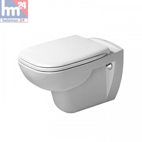 Duravit D-Code Wandtiefspül-WC 2535090000 inkl. WC-Sitz optional mit SoftClose