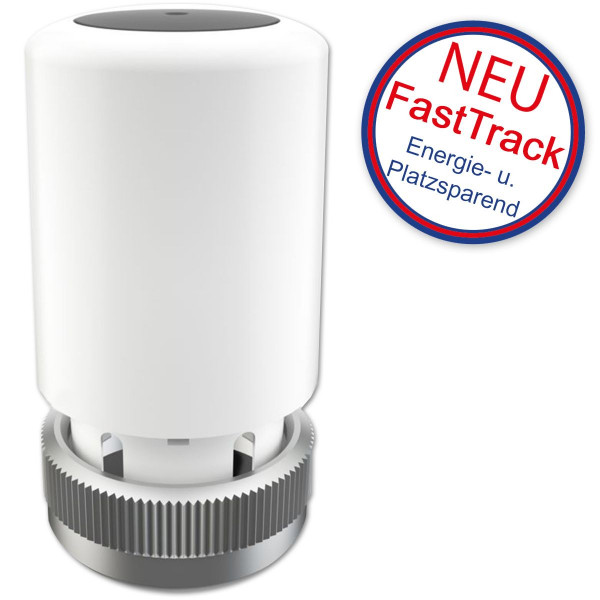 Heizman24 FastTrack thermischer Stellantrieb M30x1,5 mm 230 Volt Fußbodenheizung