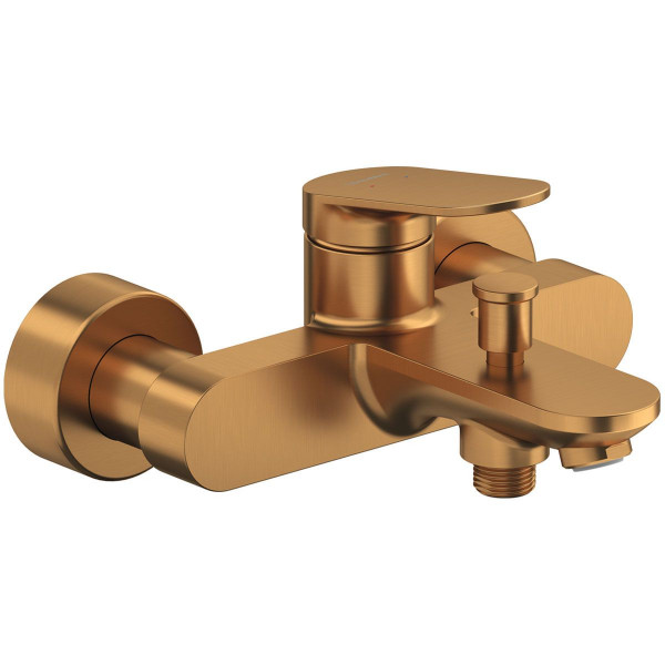 Duravit Wave Einhebel-Wannenmischer Aufputz Bronze gebürstet WA5230000004