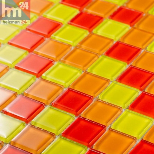 Mosaik Capra Summer Glas Fliese / Matte 29,5 x 29,5 x 0,4 cm