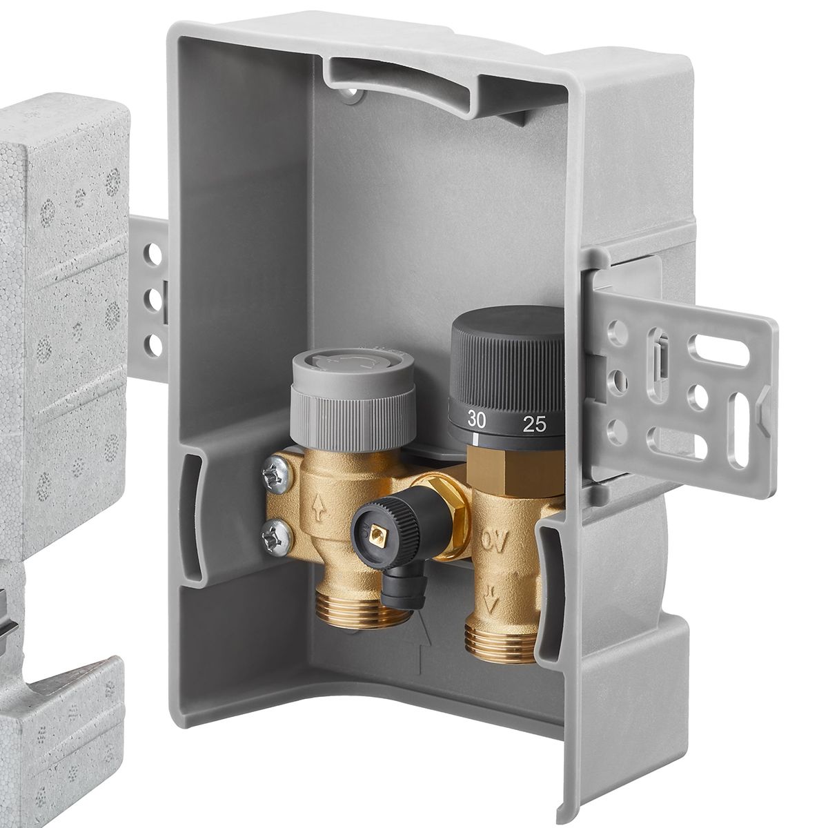 Oventrop Unibox TQ RTL Raum u Rucklauftemperaturregelung Echtglas ...