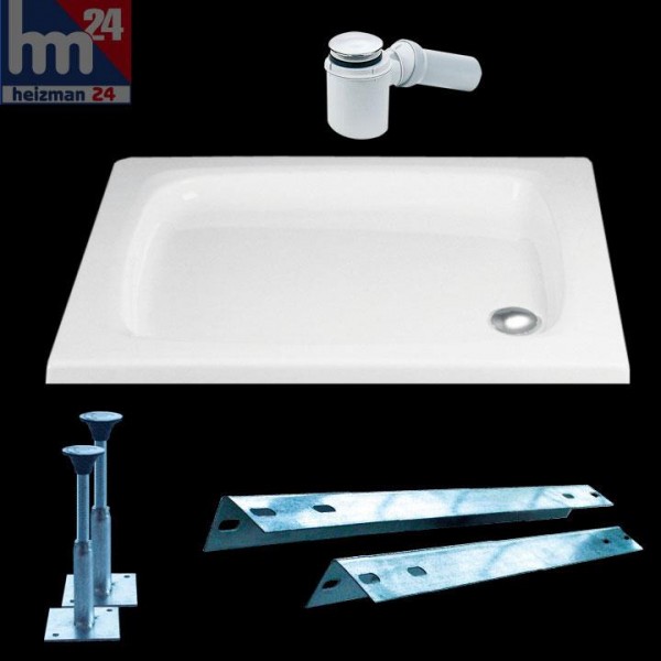 HSK Acryl-Duschwanne Quadrat flach ohne Schürze