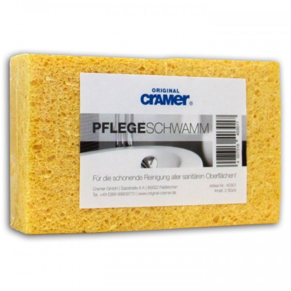 Cramer Badpflege-Schwamm 2er-Set CRA40301DE aus kratzfreier Viskose