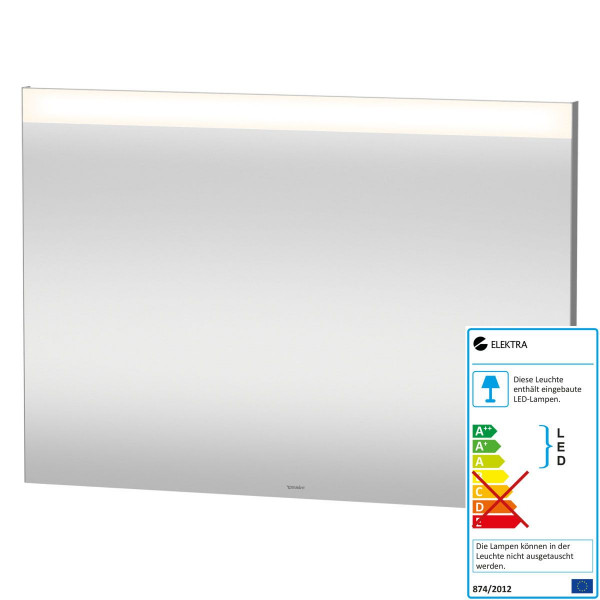 Duravit Universal Licht & Spiegel mit LED Beleuchtung oben "Good"-Version 1000x35x700 mm LM7837000000000