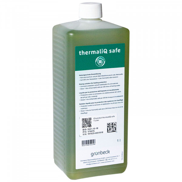 Gr&uuml;nbeck Heizungssystemreiniger thermaliQ safe 1 Liter 170076