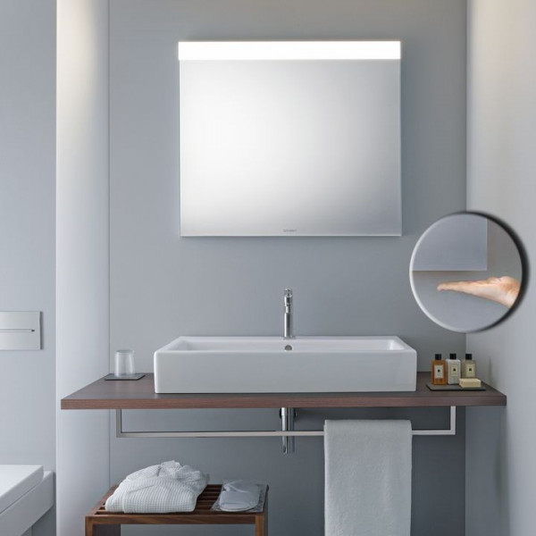 Duravit "Better" Spiegel mit LED-Beleuchtung oben 60x70 cm LM784500000 Sensorschalter