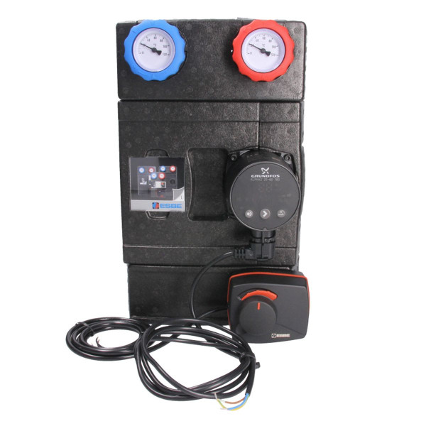 ESBE Pumpengruppe GRF 121 DN 25 für gemischte Heizkreise mit Grundfos Alpha2 25-60 Umwälzpumpe