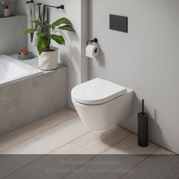 Duravit D-Code WC-Set spülrandlos mit Durafix inkl. WC-Sitz mit Absenkautomatik 49030900B2