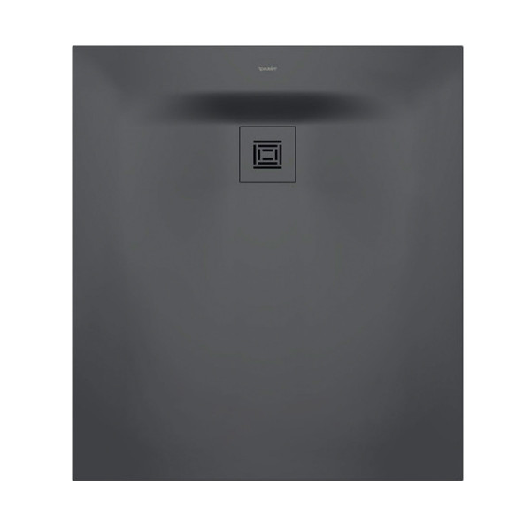 Duravit Sustano zuschneidbare Duschwanne 100 x 90 cm Dunkelgrau Matt DuraSolid Mineralguss