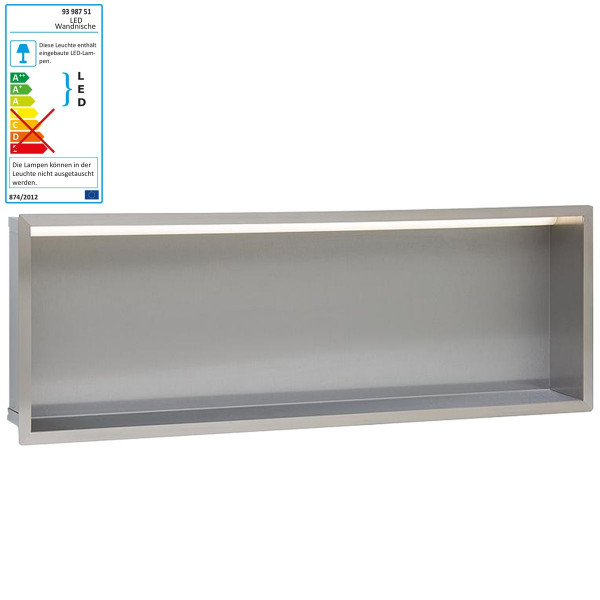 Wandnische 9398751 Unterputz 925x325x150 mm Wandeinbaunische mit LED-Beleuchtung