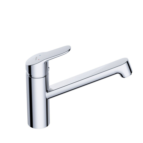 Spültisch-Batterie A25 in Chrom mit schwenkbaren Auslauf DN15