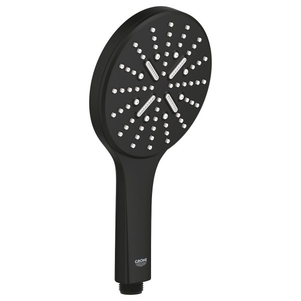 Grohe Rainshower SmartActive 130 Handbrause Phantom Black 22127KF0 drei Strahlarten