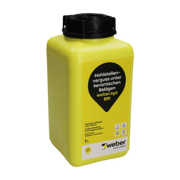 weber.sys 891 Hohlstellenverguss 1 Liter 381835 Reparatur Fliesenverfestigung Risse