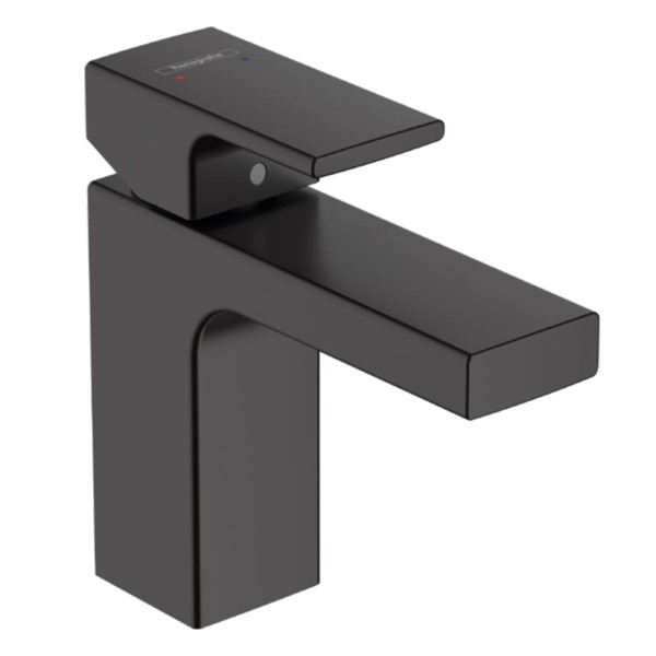 Hansgrohe Vernis Shape Einhebel Waschtischmischer 100 mit Ablaufgarnitur Mattschwarz 71561670
