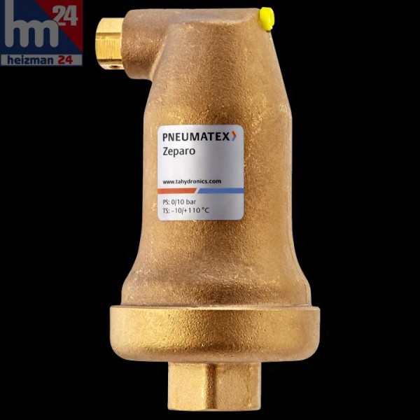 IMI HEIMEIER Schnellentlüfter Pneumatex Zeparo ZUT 15 Top IG 1/2" senkrechter Einbau 7890515