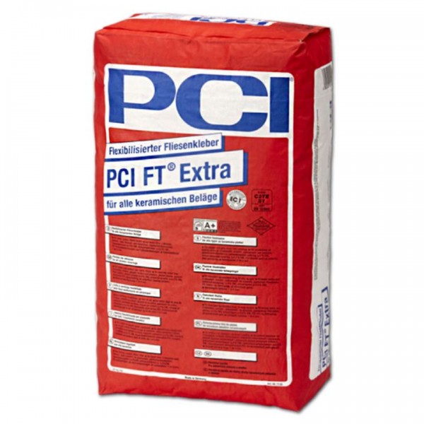 (1,06€/kg) PCI FT Extra 1 Sack a 25kg 1156/0 flexibilisierter Fliesenkleber