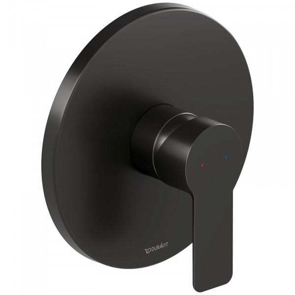 Duravit Duravit D-Code Einhebel-Brausemischer Schwarz Matt DC4210010046
