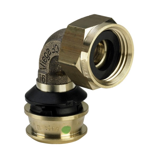 Viega Raxofix Pressfitting Winkelverschraubung 90° 16 mm x 1/2" IG mit SC-Contur 646387