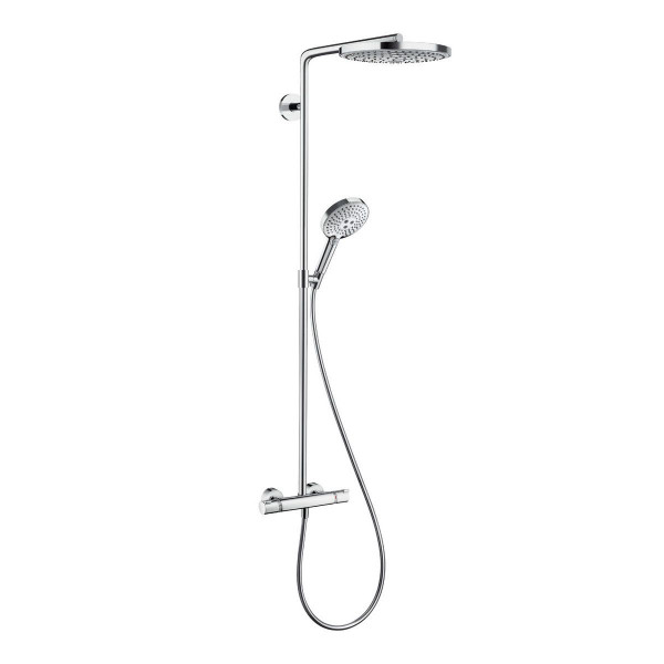 Hansgrohe Raindance Select S Showerpipe 240 2jet in chrom mit Ecostat Comfort Thermostat 27129000
