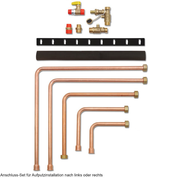 Viessmann Anschluss-Set ZK04312 für Aufputzinstallation nach links oder rechts