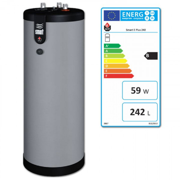 ACV Smart E Plus 240 Liter Edelstahl Tank in Tank Warmwasserspeicher 784224 Multi-Energie