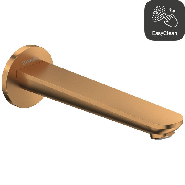 Duravit Wave Wanneneinlauf Rund Auslauf 202 mm Bronze Gebürstet WA5240010004
